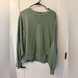 Vinyl Icons Green Crewneck Sweatshirt